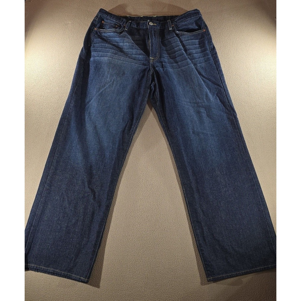VTG Lucky Brand Mens Dungaree Classic Fit Jeans Whisker 38x30